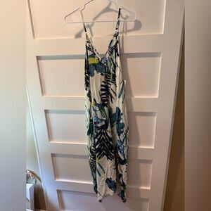 New Heather Lane Made in Jamaica Tropical Print Harlem style pantsuit romper